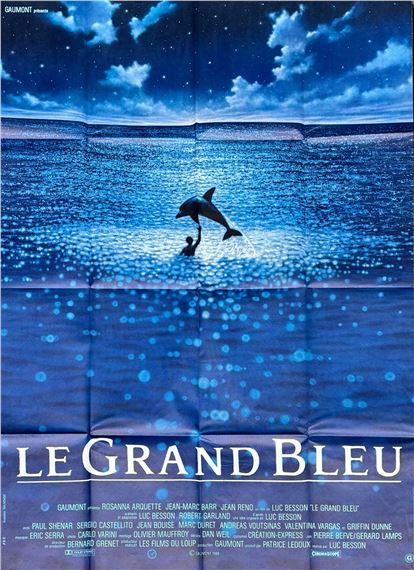 Luc Besson | LE GRAND BLEU MOVIE POSTER | MutualArt