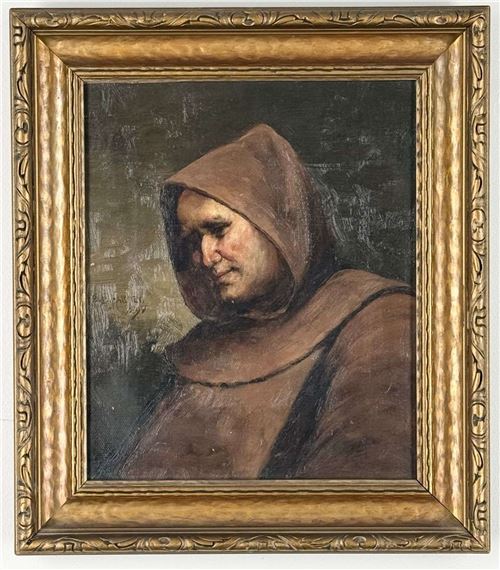 Paul Harney | Portrait Of A Monk (1897) | MutualArt