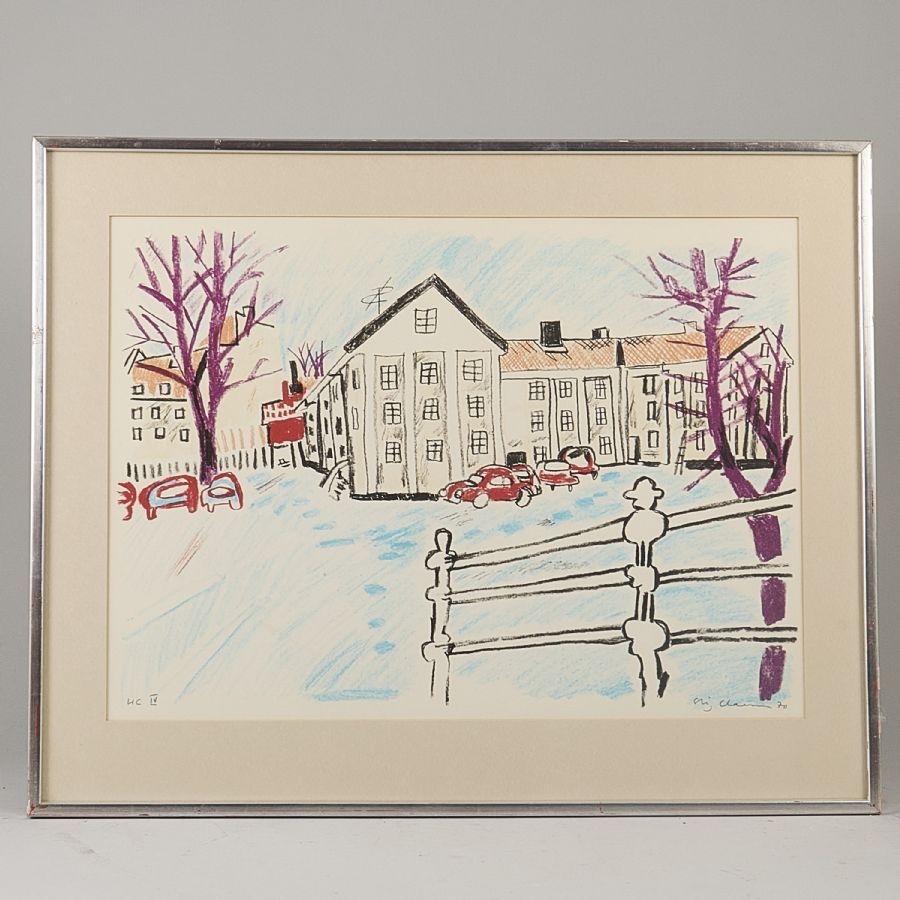STIG CLAESSON. Drawing 北欧　スウェーデン　ドローイング Stig Claesson | 204 Artworks at Auction | MutualArt