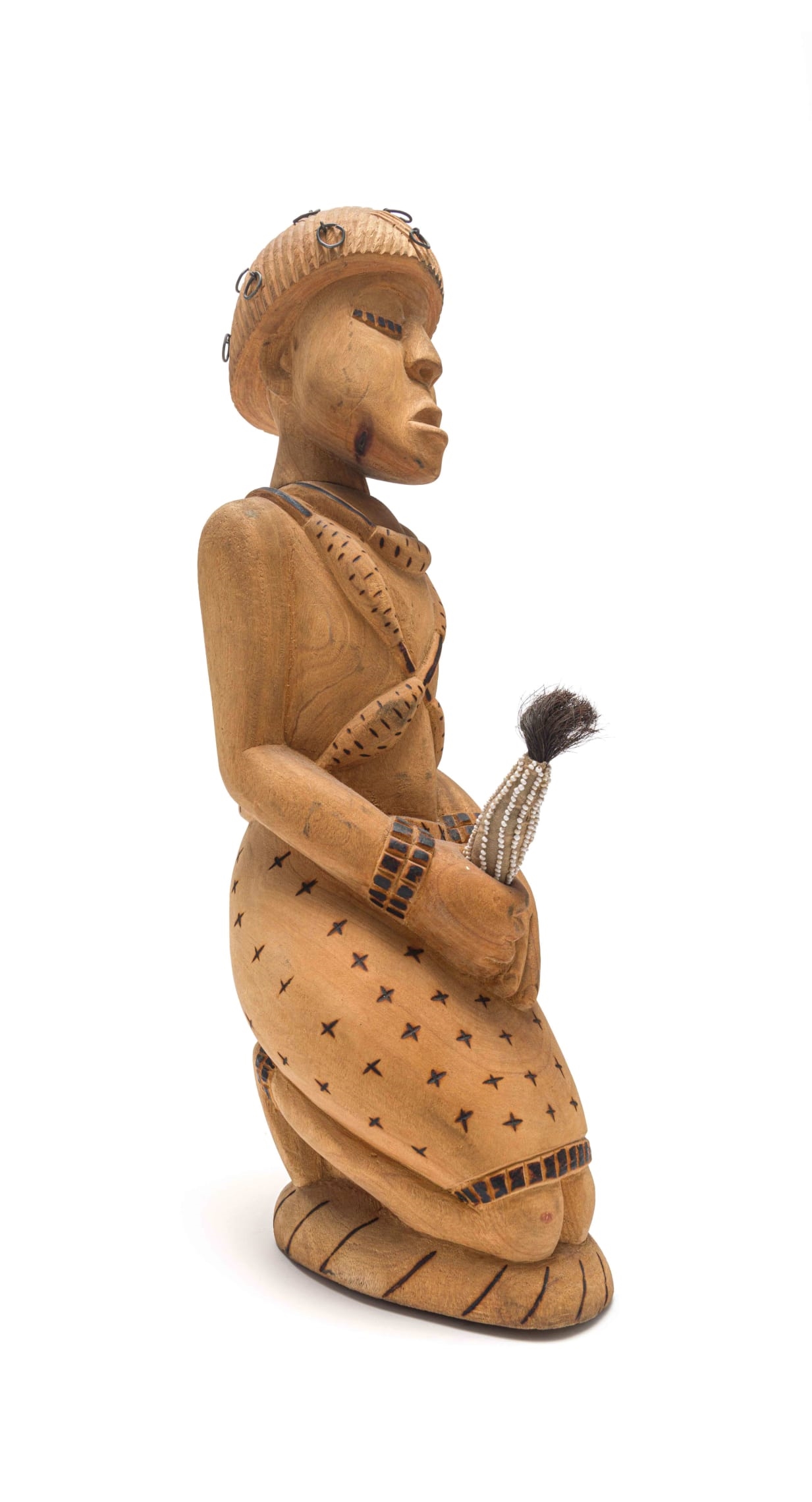 Johannes Maswangani | Nhunguvani (Small Kneeling Figure | MutualArt