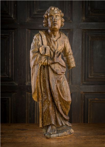 Flemish School, 16th Century | A 16th century carved oak figure of a ...