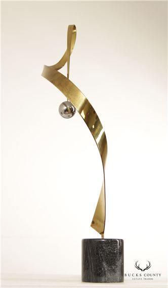 Curtis Jeré | Curtis Jere Modern Kinetic Ribbon Sculpture (1980s ...