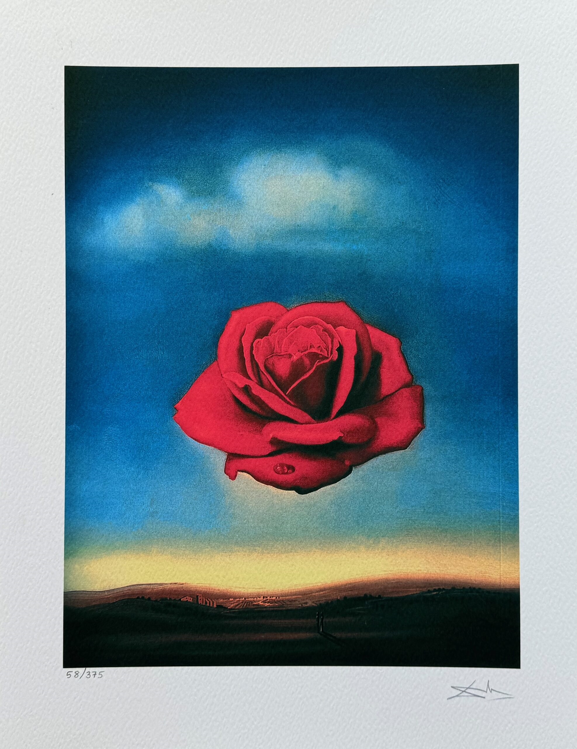 Salvador Dalí | MEDITATIVE ROSE | MutualArt