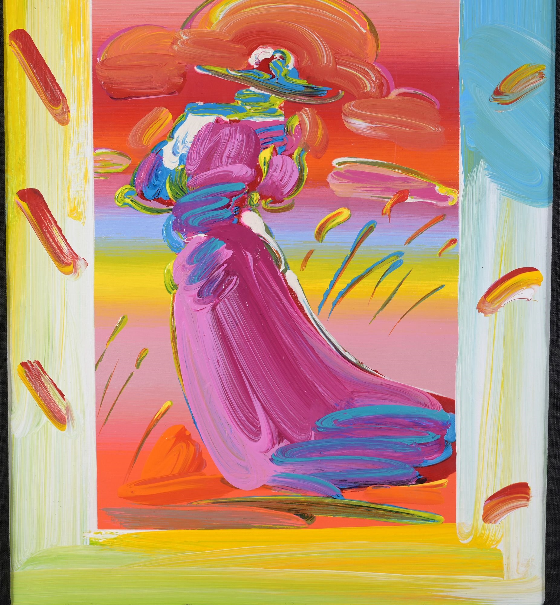 Peter Max | Walking in Reeds | MutualArt