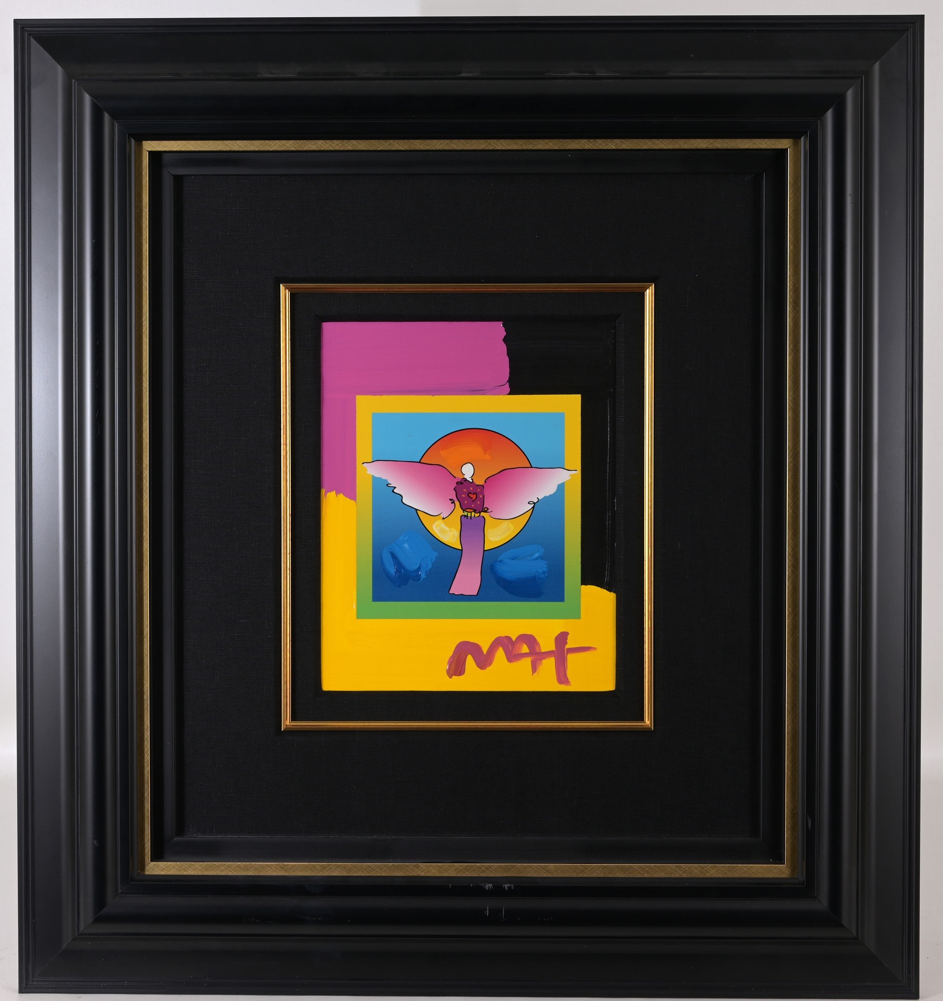 Peter Max | Angel with Sun on Blends | MutualArt