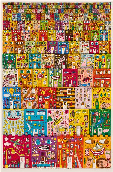 James Rizzi | Lost in a Concrete Jungle (1990) | MutualArt