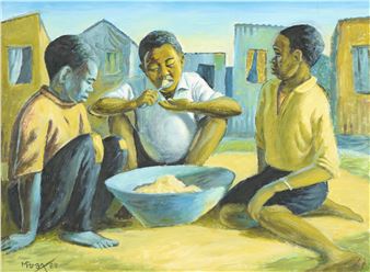 A Meal for Three - George Pemba