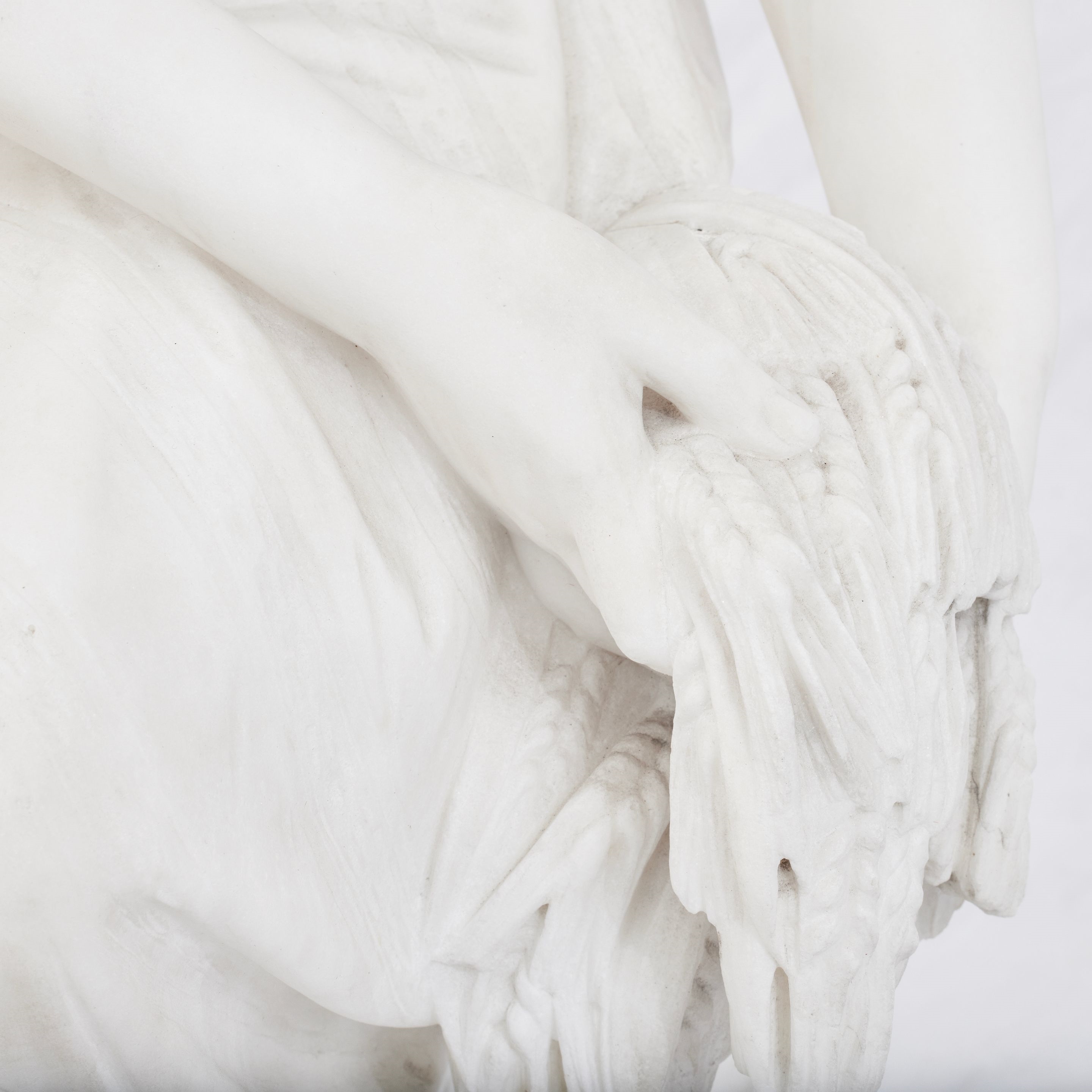 Giovanni Battista Lombardi | Figure of Ruth ,figure carved as seated on ...