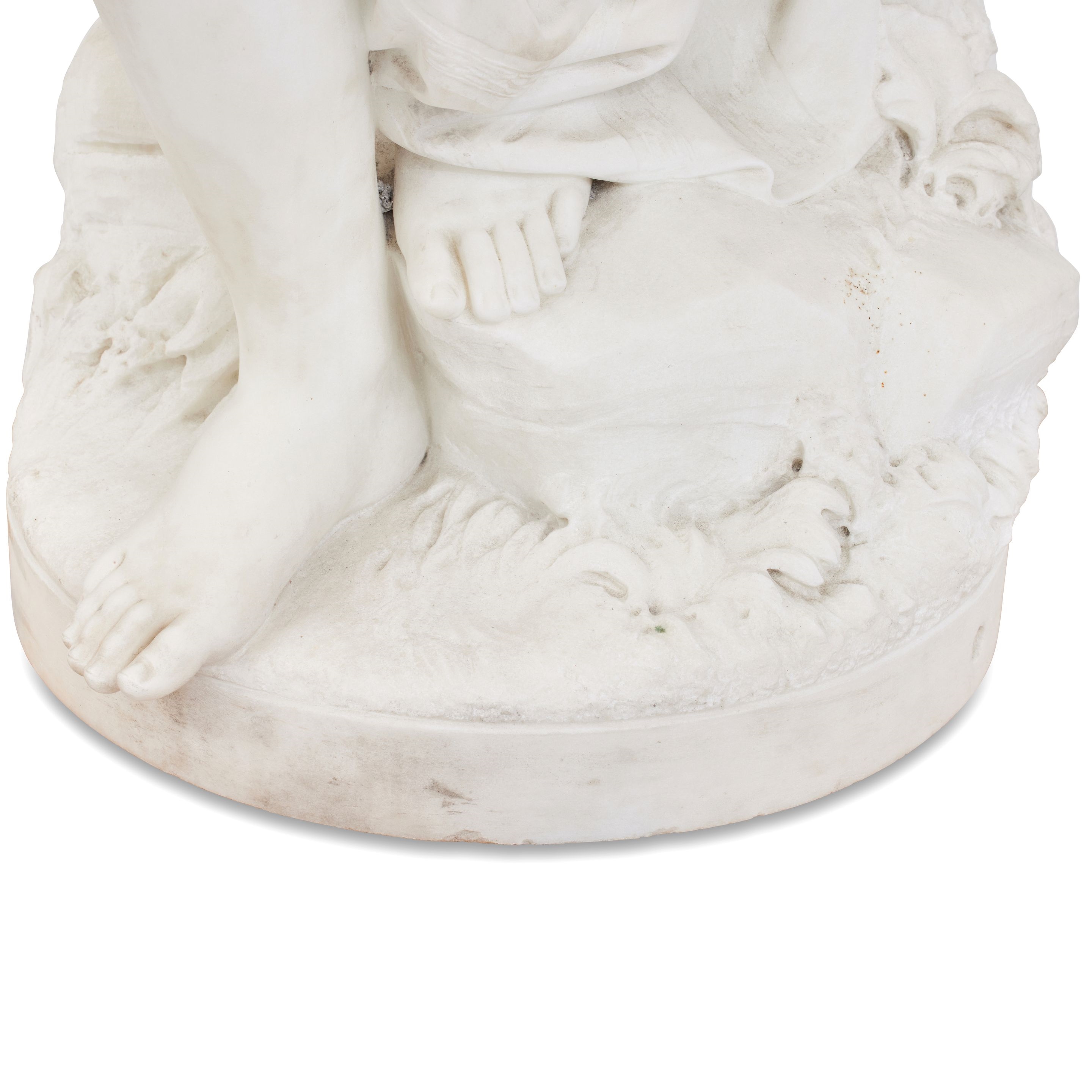 Giovanni Battista Lombardi | Figure of Ruth ,figure carved as seated on ...