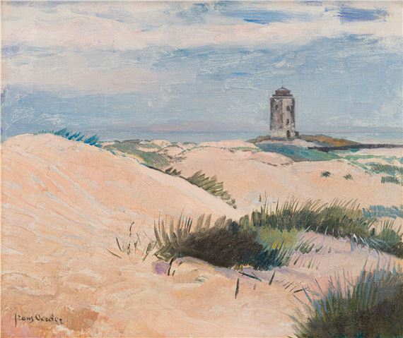The Lighthouse at Katwijk aan Zee - Frans Oerder
