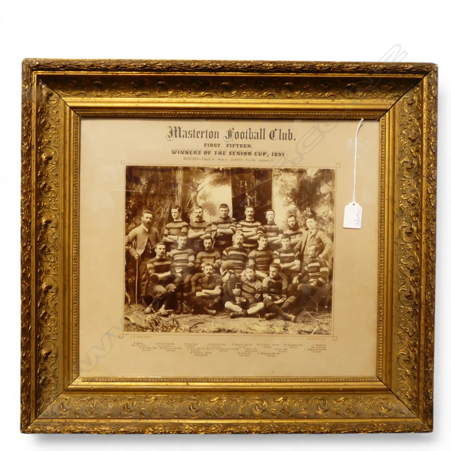 Thomas Edward Price | MASTERTON FOOTBALL CLUB 1891 | MutualArt