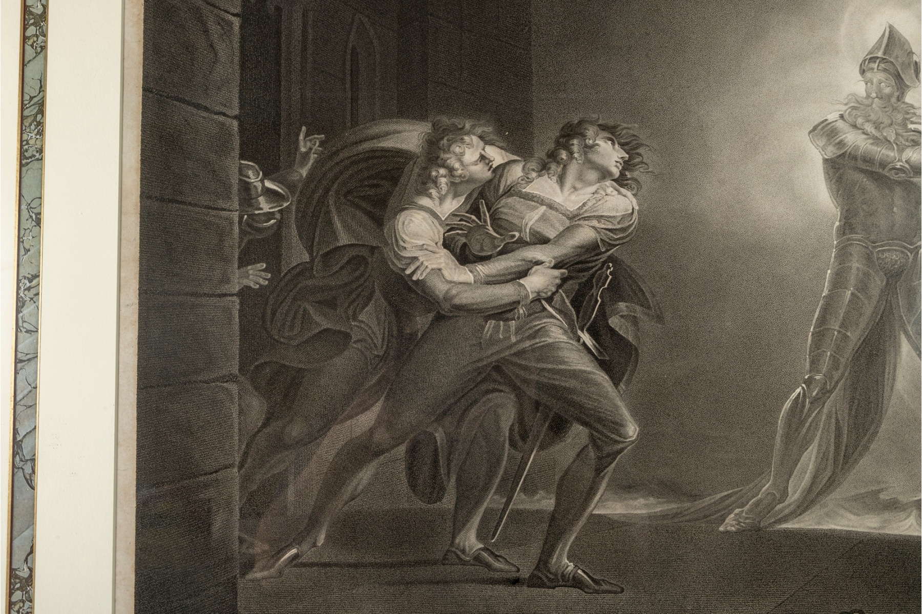 Henry Fuseli | Hamlet, Horatio, Marcellus And The Ghost (1796) | MutualArt