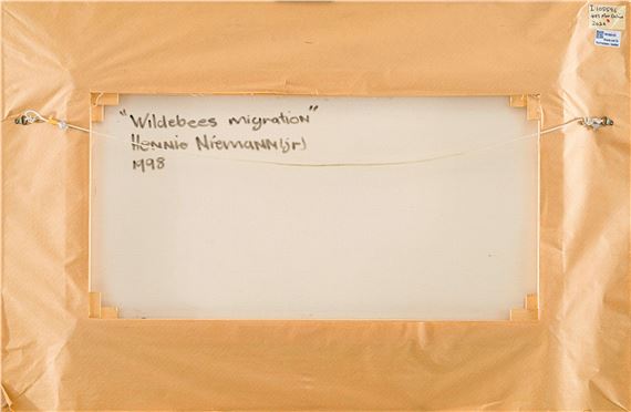 Hennie Niemann Junior | Wildebees Migration (1998) | MutualArt