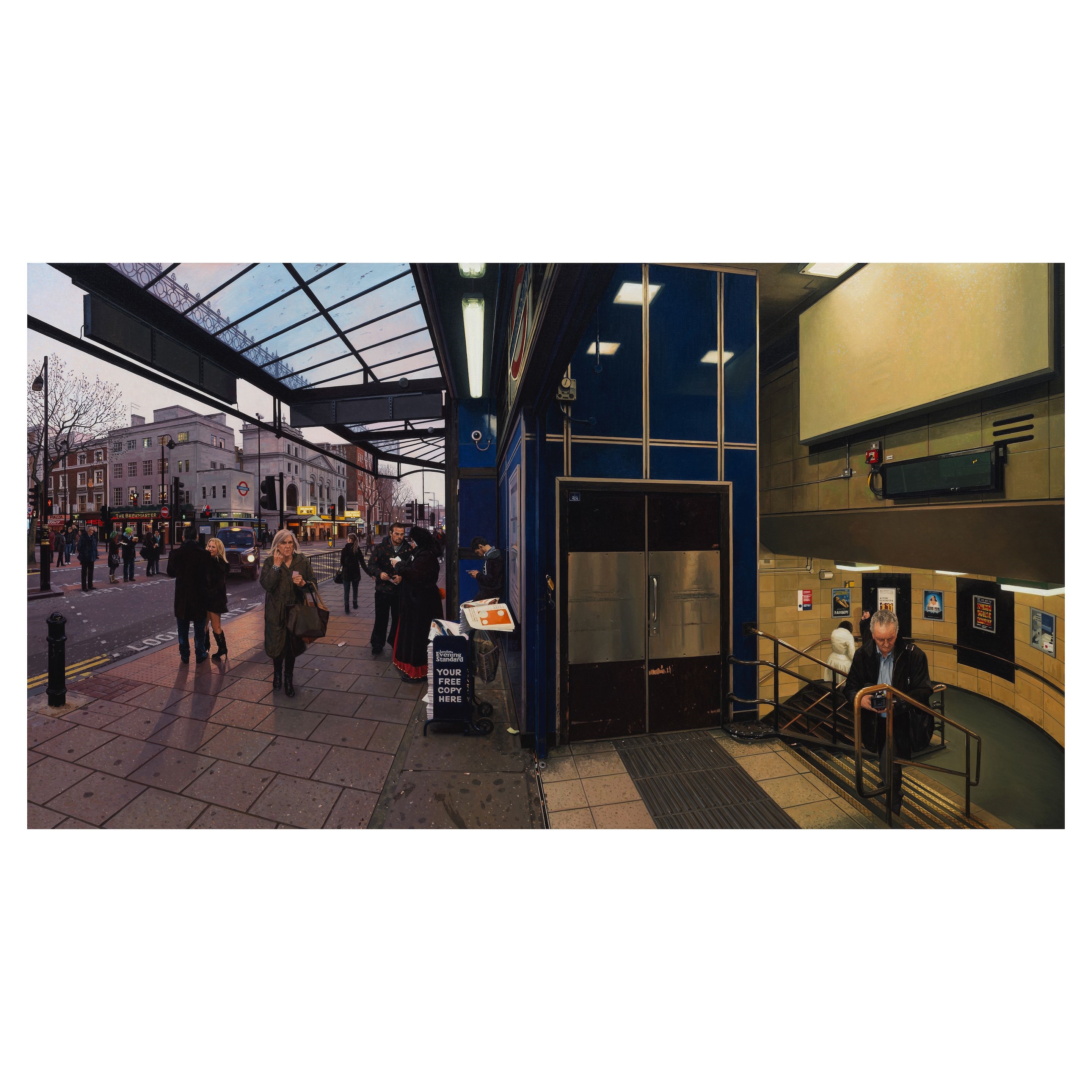 Clive Head | Leicester Square Tube (2011) | MutualArt
