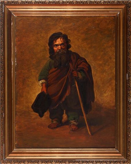 Jens Juel | The Roman dwarf Francesco Ravai called Bajocco | MutualArt