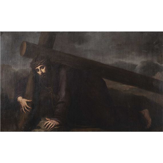 Cristo con la cruz a cuestas by Bartolomé Estebán‏ Murillo