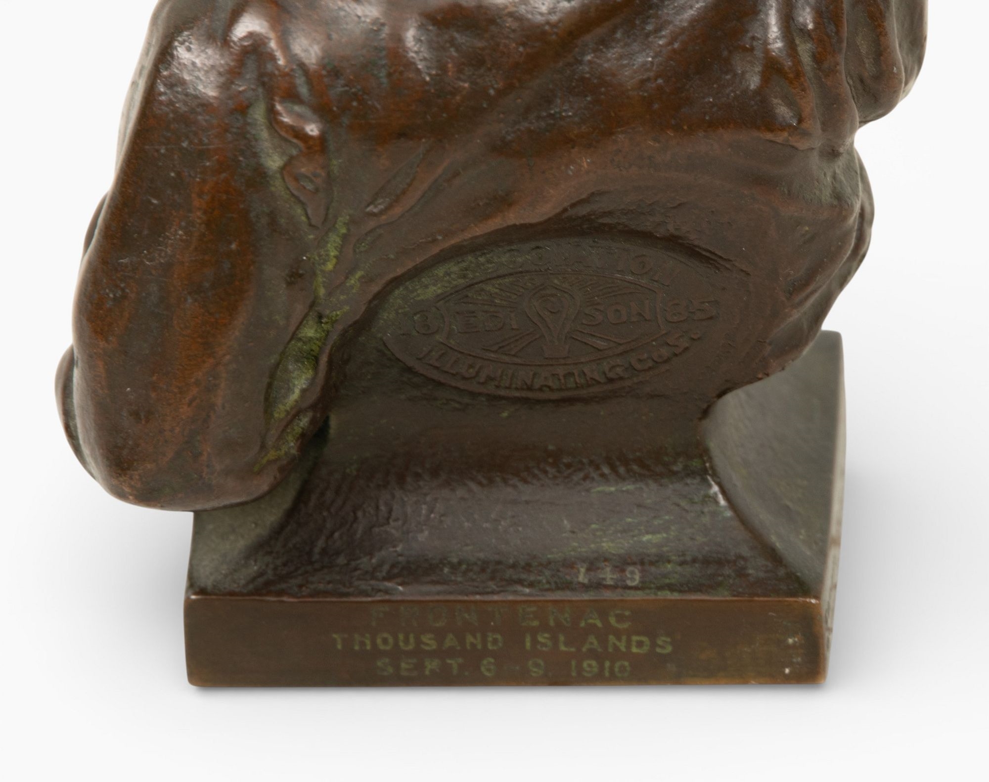 Edwin E. Codman | Bronze Bust of Thomas Edison (1910) | MutualArt