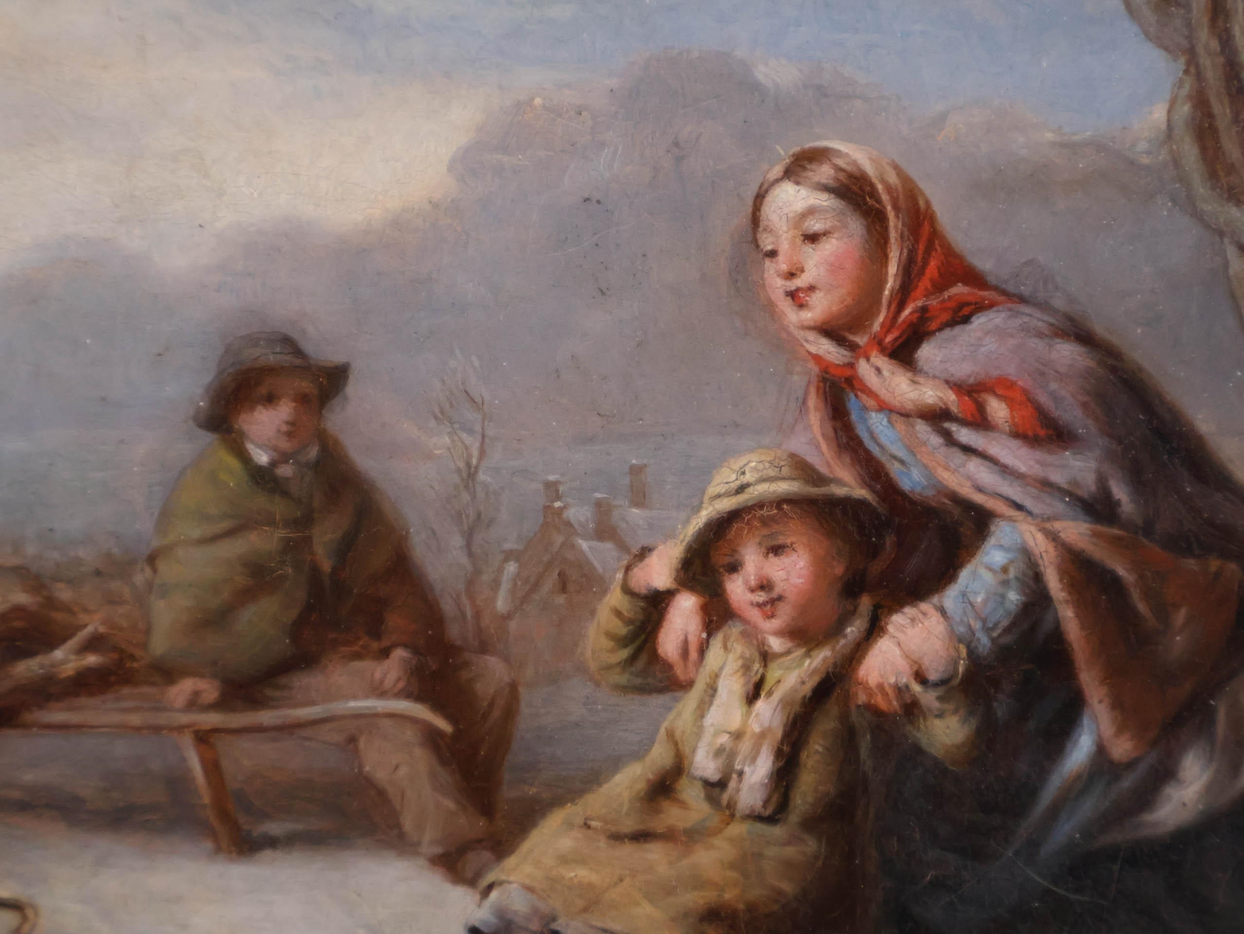 European School, 19th Century | Children Gathering Wood in Winter (19 ...