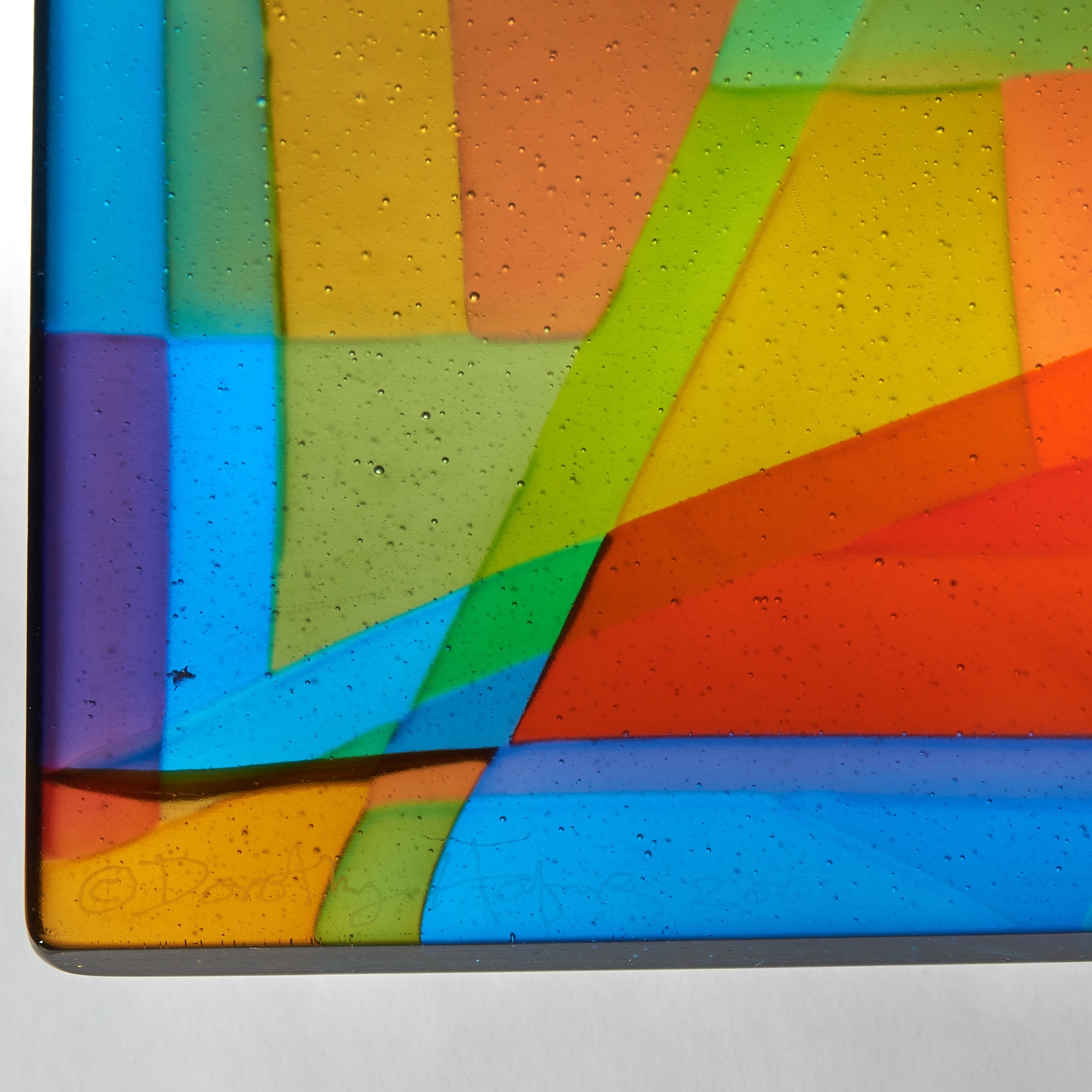 Dorothy Hafner | Two Multi-Layer Fused Glass Wall-Mounted Plaques From ...