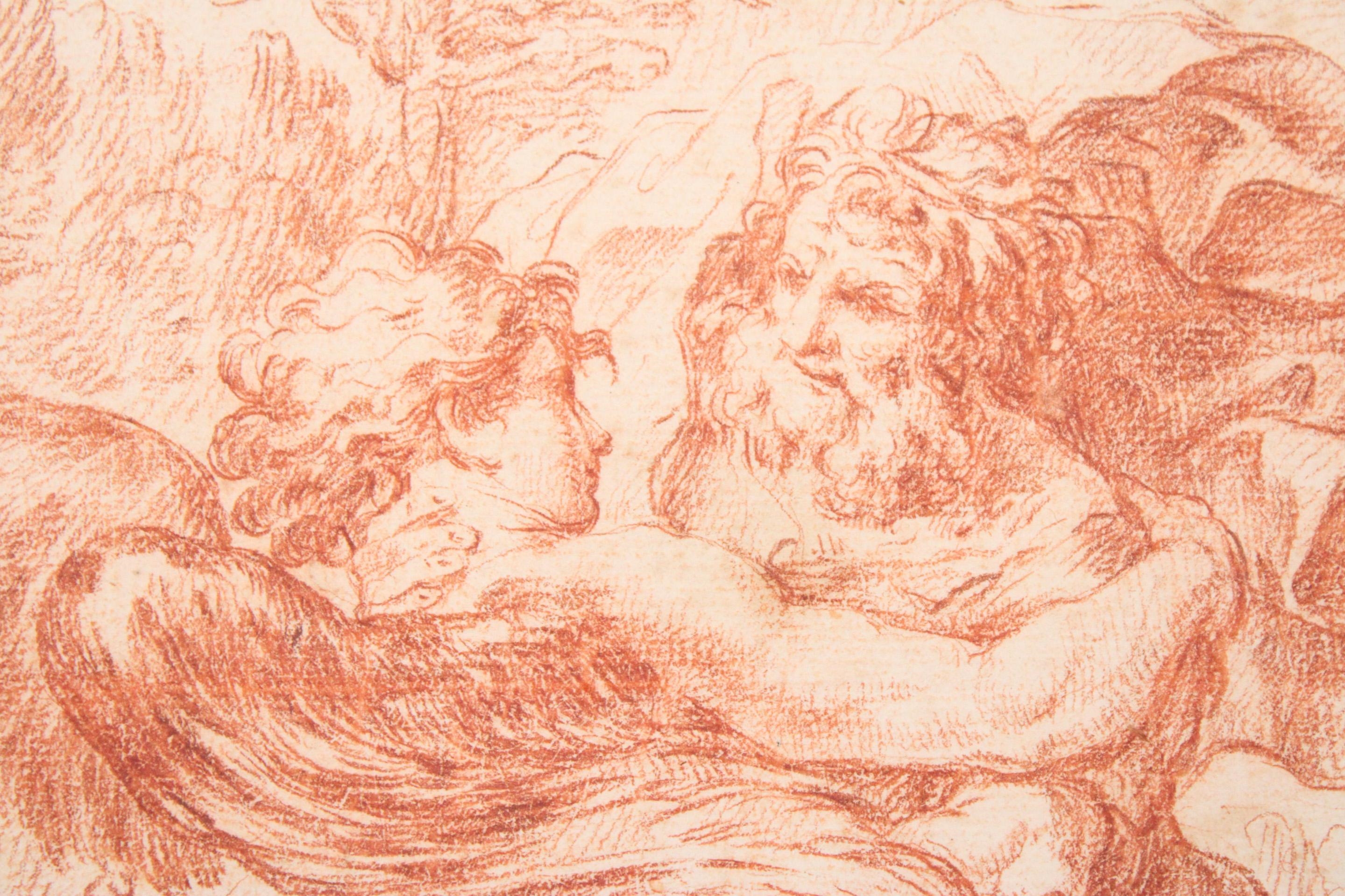 French School, 18th Century | Jacob and the Angel (18) | MutualArt