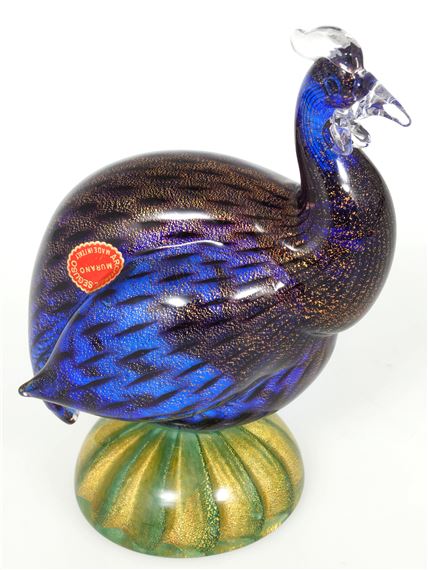 Archimede Seguso | Murano Art Glass Bird Figurines, Set of Two