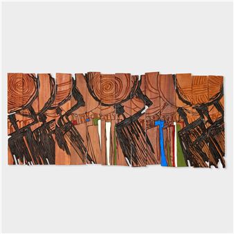 Load bearers series N°4 - El Anatsui