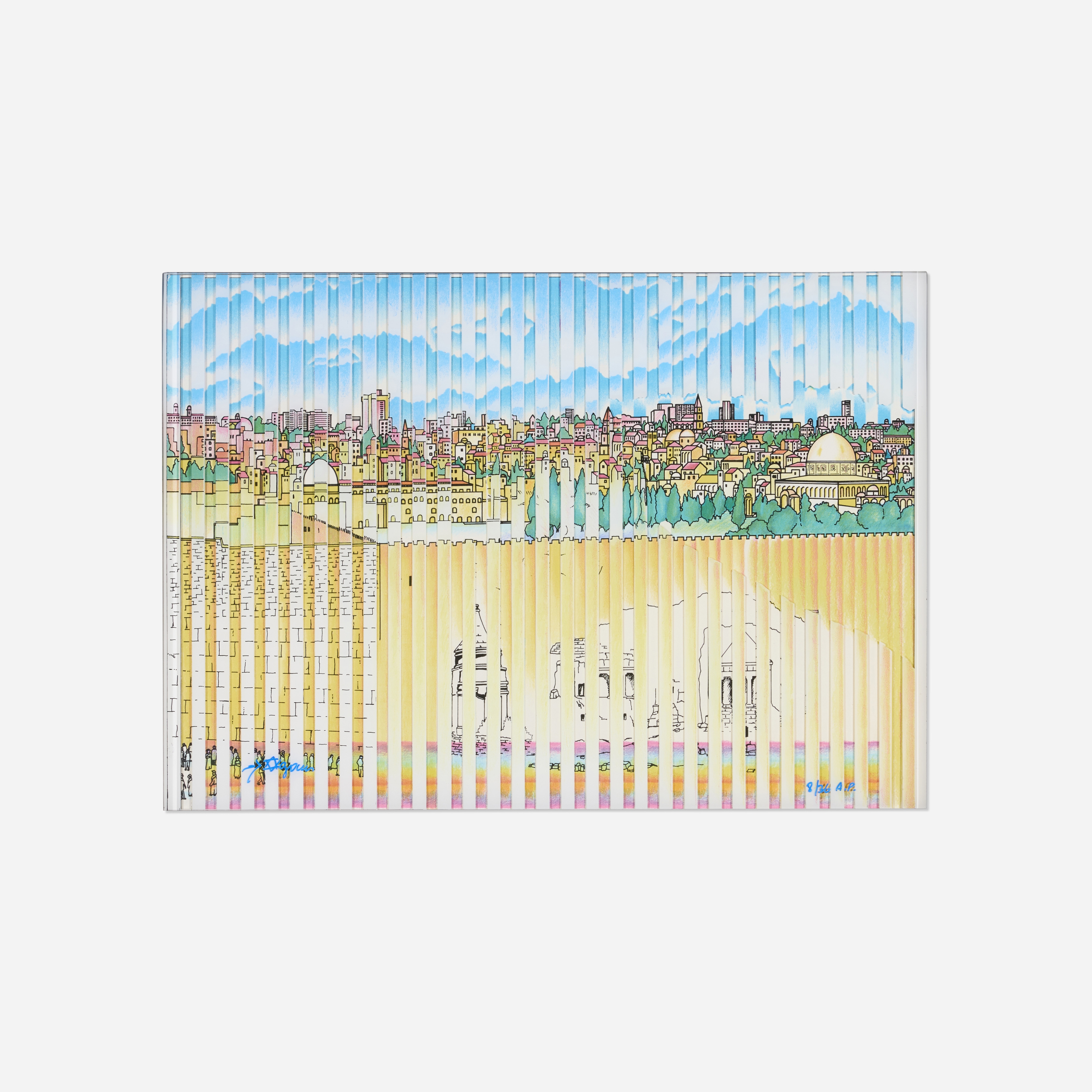 Yaacov Agam | Jerusalem 3000 | MutualArt