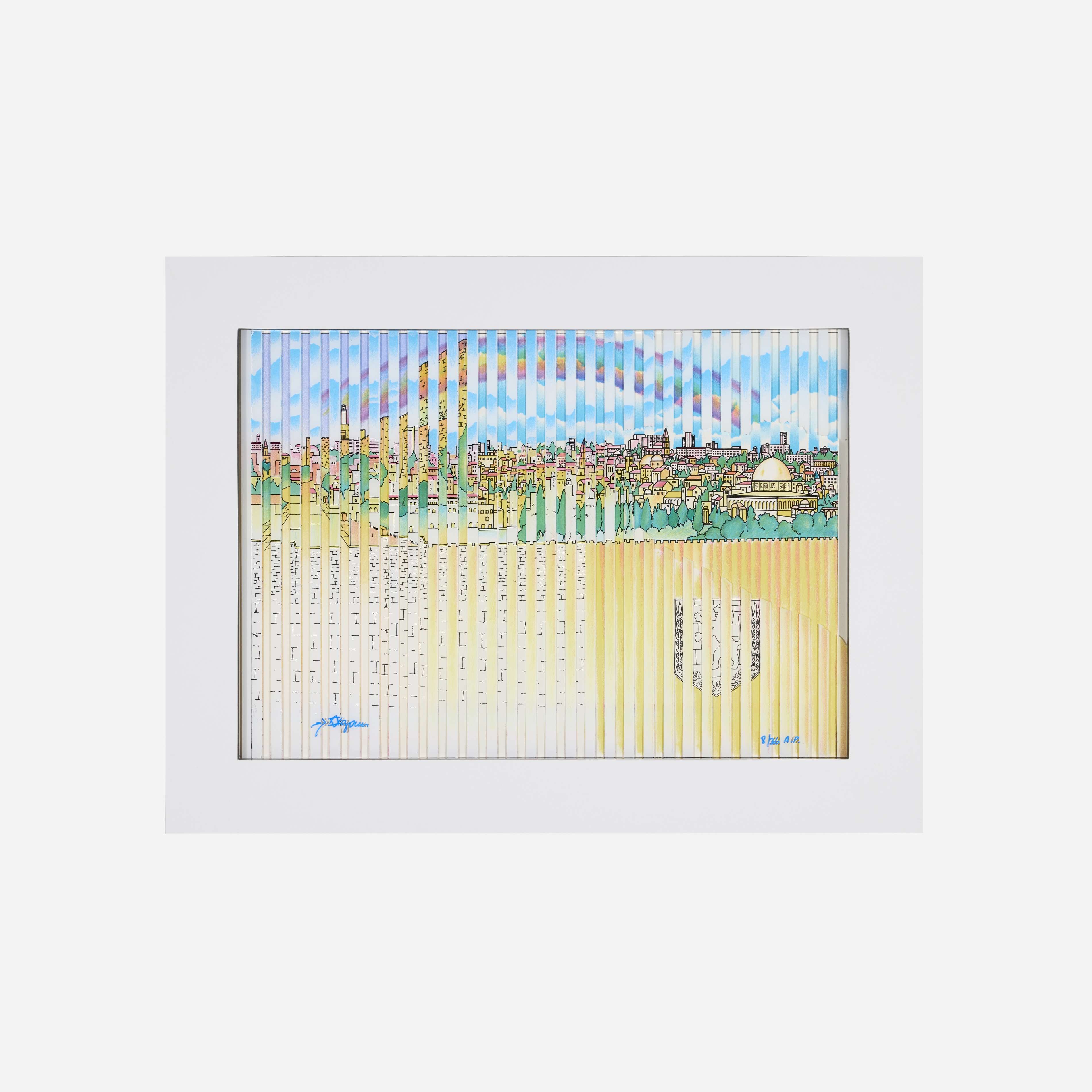 Yaacov Agam | Jerusalem 3000 | MutualArt