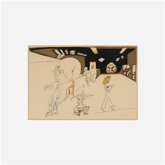 Nebraska (Bar Room Scene - Saul Steinberg