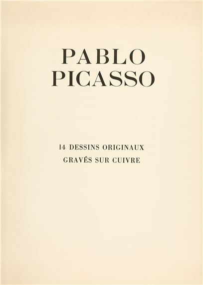 Pablo Picasso | 14 dessins originaux (1940) | MutualArt