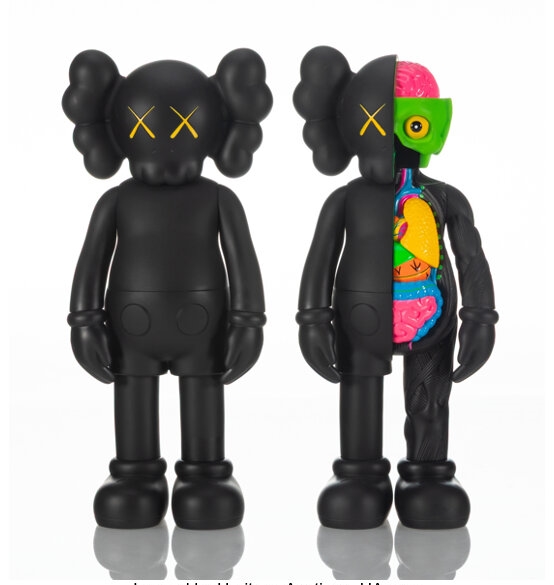 KAWS | Companion; Companion Flayed (Black) (2016) | MutualArt