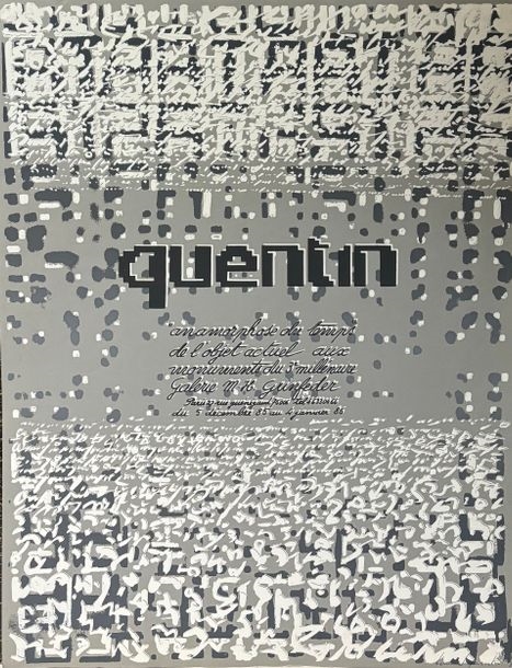 Bernard Quentin | Anamorphosis of time (1985 - 1986) | MutualArt