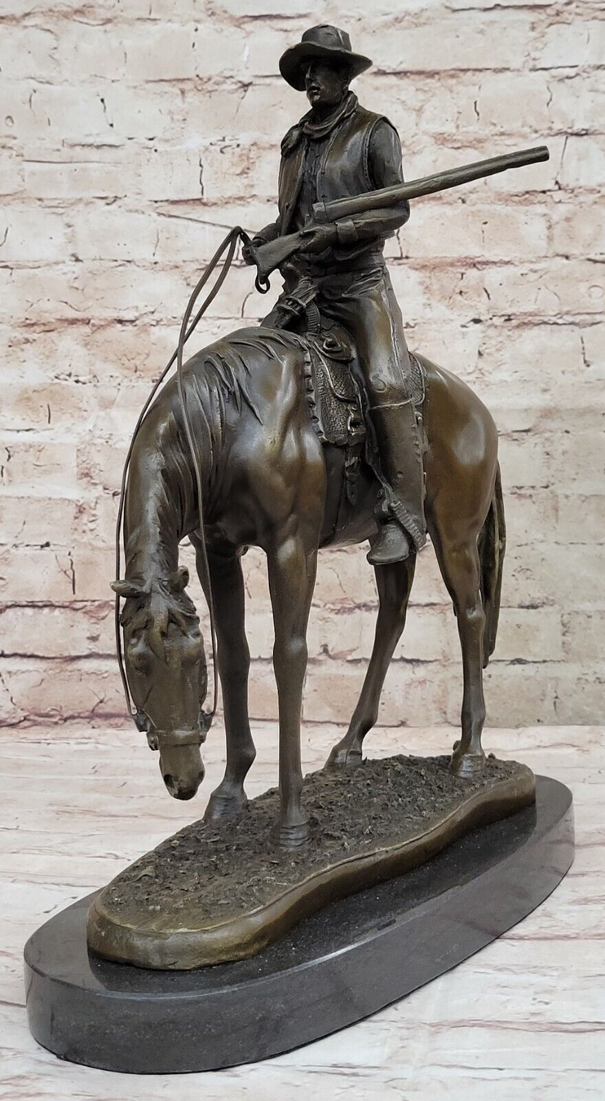 Pierre-Jules Mene | Art Deco Hot Cast Detailed Bronze Sculpture Cowboy ...