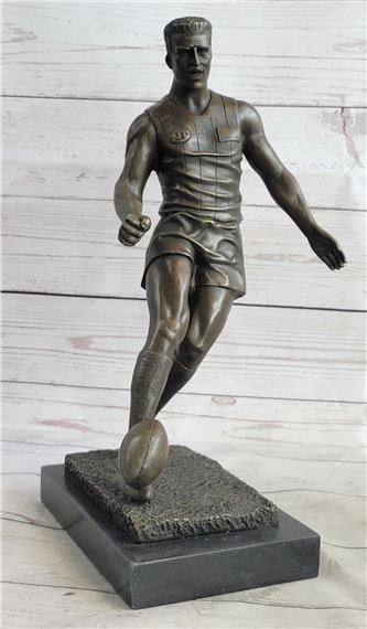 Miguel Fernando López (Milo) | Male Rugby Player Pro Bronze Marble ...