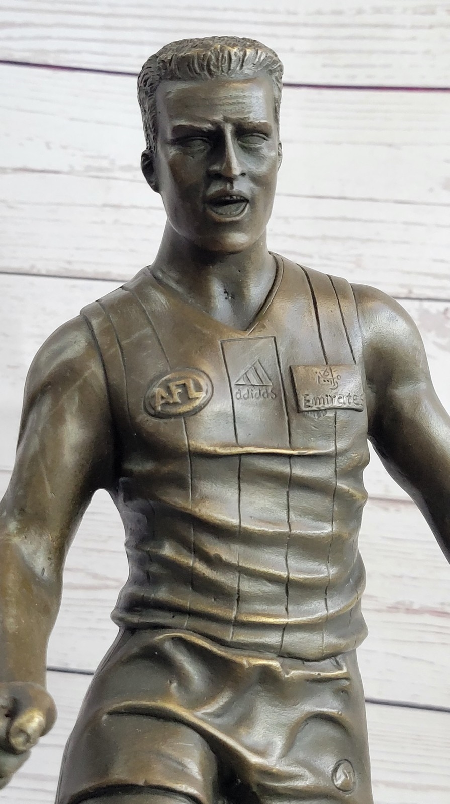 Miguel Fernando López (Milo) | Male Rugby Player Pro Bronze Marble ...