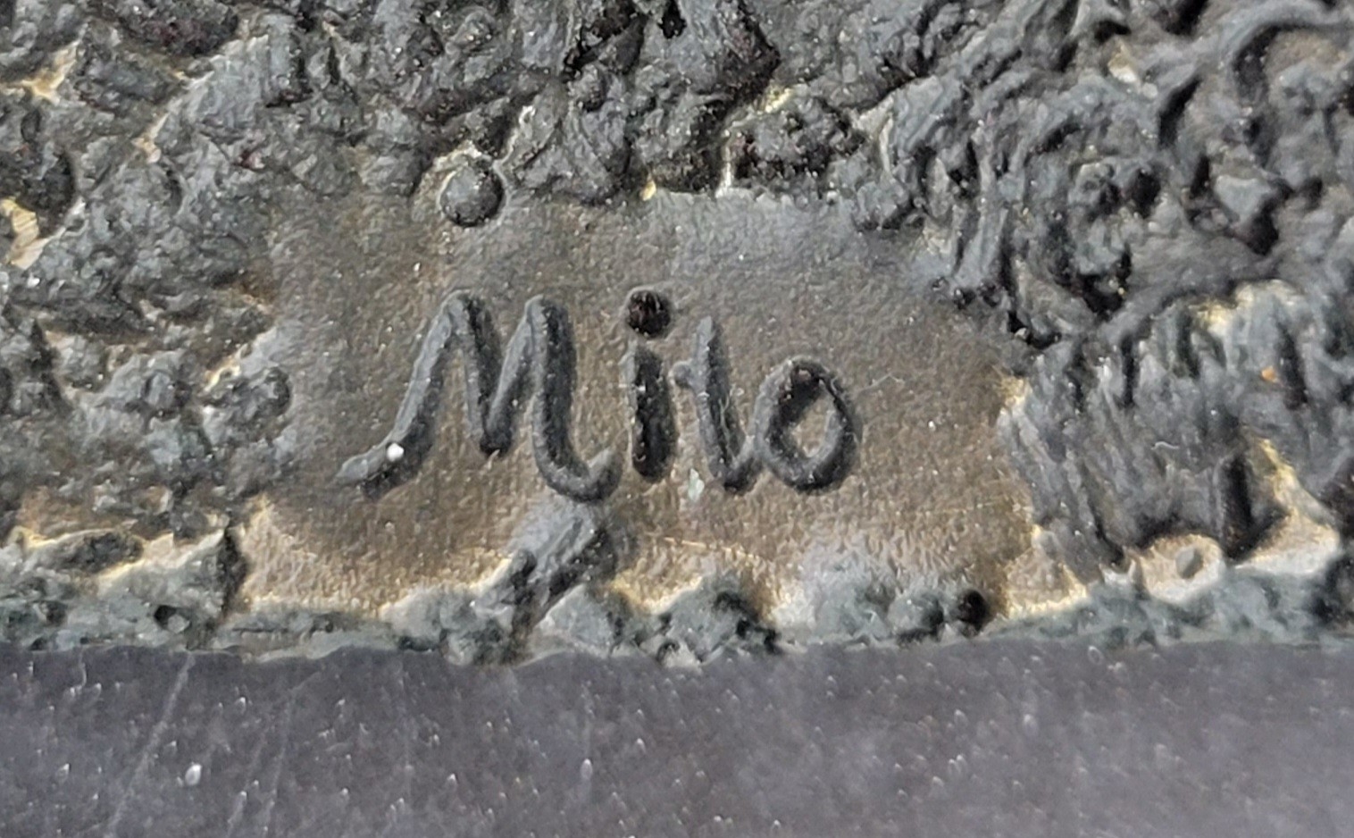 Miguel Fernando López (Milo) | Male Rugby Player Pro Bronze Marble ...
