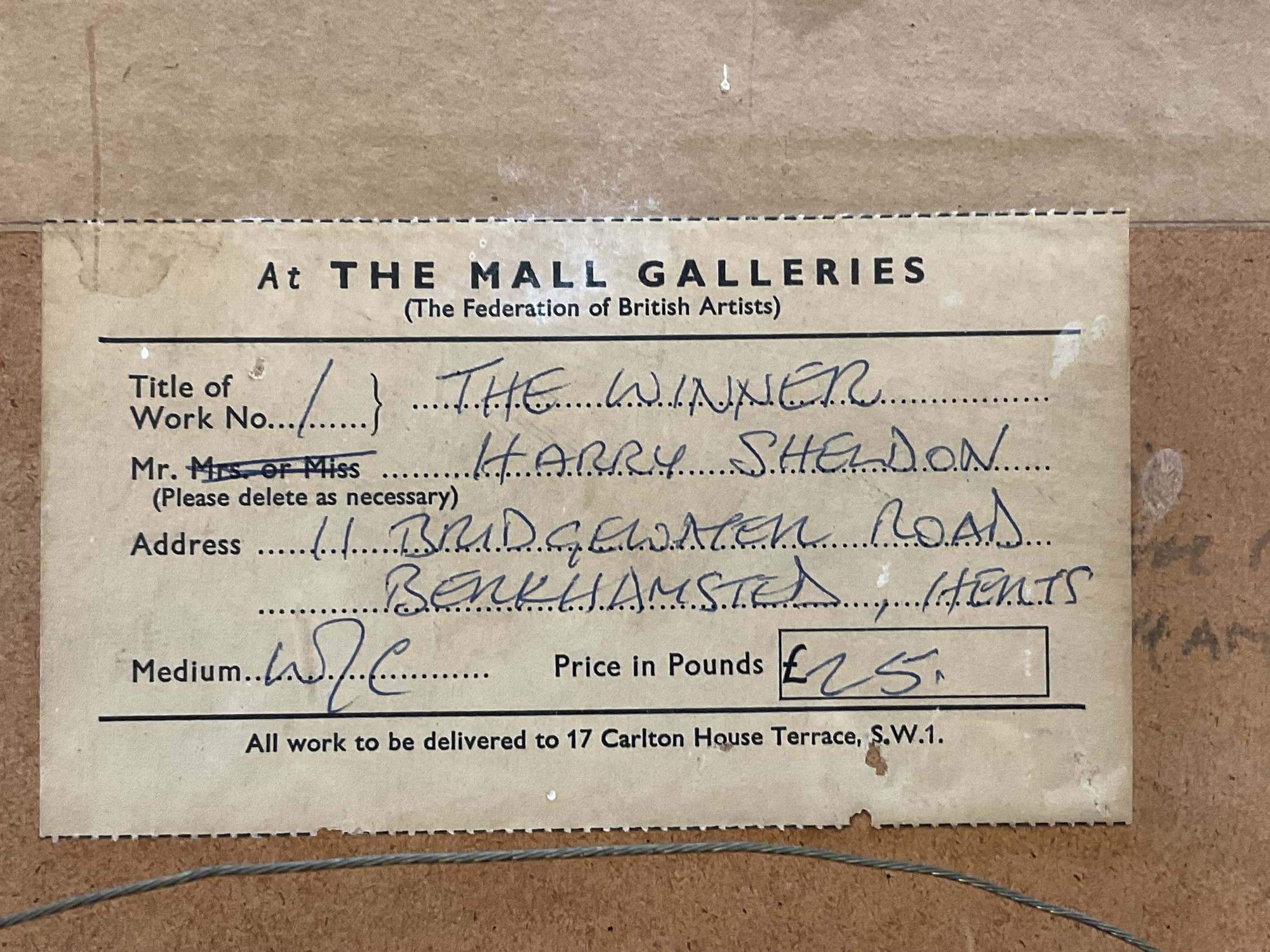 Harry Sheldon | The Winner | MutualArt