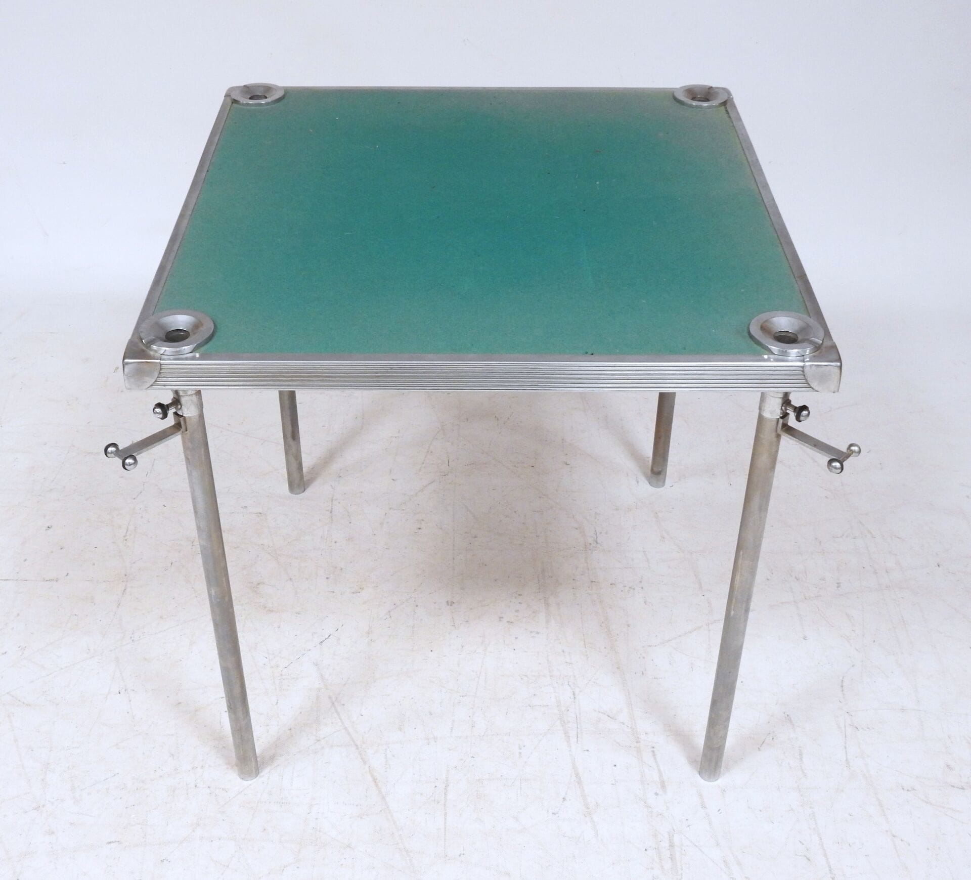 Boris Lacroix | Rectangular games table with green felt top ...