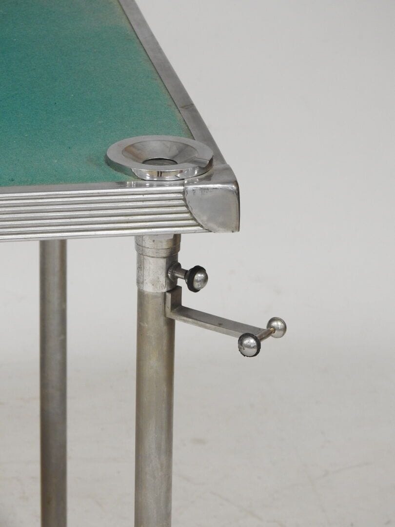 Boris Lacroix | Rectangular games table with green felt top ...
