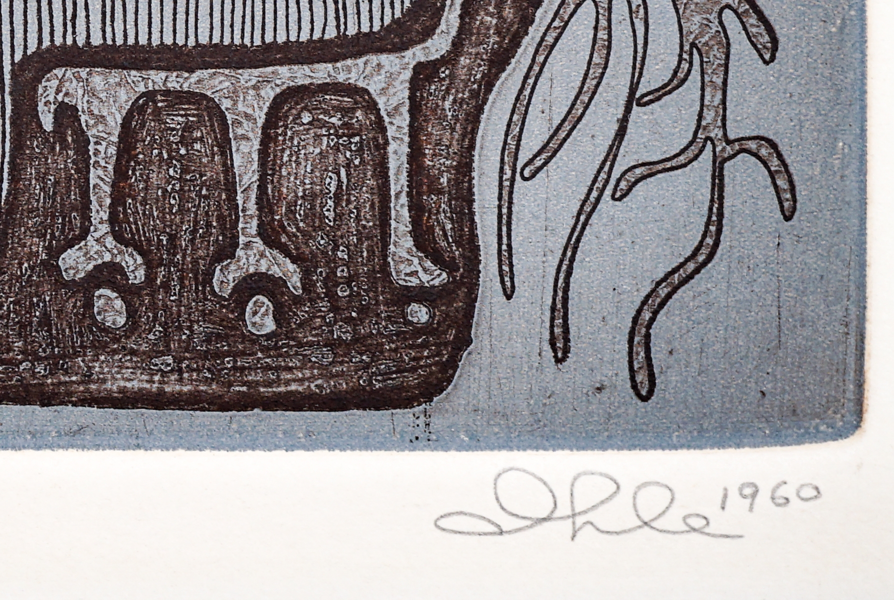 John Ihle | Color Intaglio [Mugkhas and the Heartbeest, 1960 (1960 ...