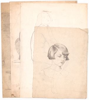 Toile/Cadres William McGregor Paxton - Feuilles de thé