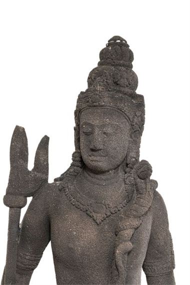 Indonesian School, 20th Century | Carved reconstituted stone statue of ...