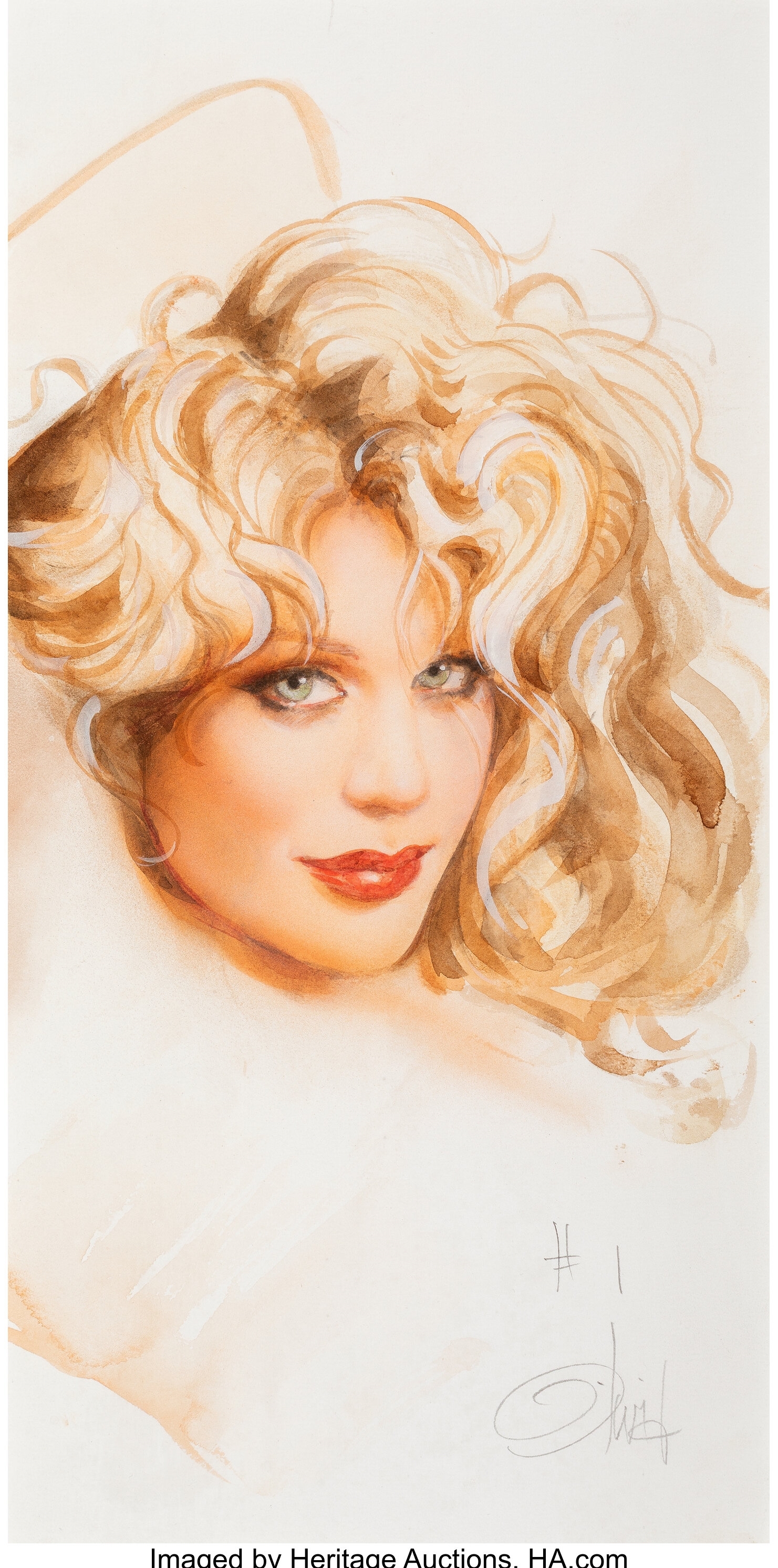 Olivia DeBerardinis | Courtney Love study | MutualArt
