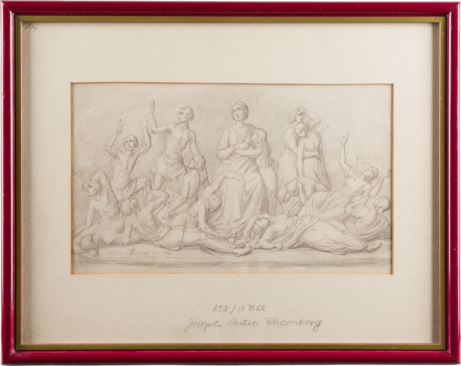 Joseph Anton Rhomberg | BIBLICAL SCENE (1847) | MutualArt