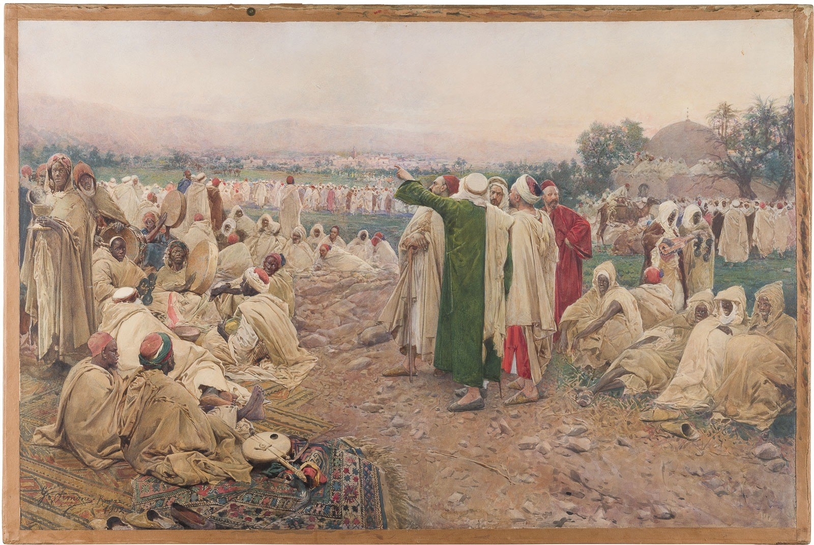 Gustavo Simoni | REST OF THE CARAVAN (1902) | MutualArt