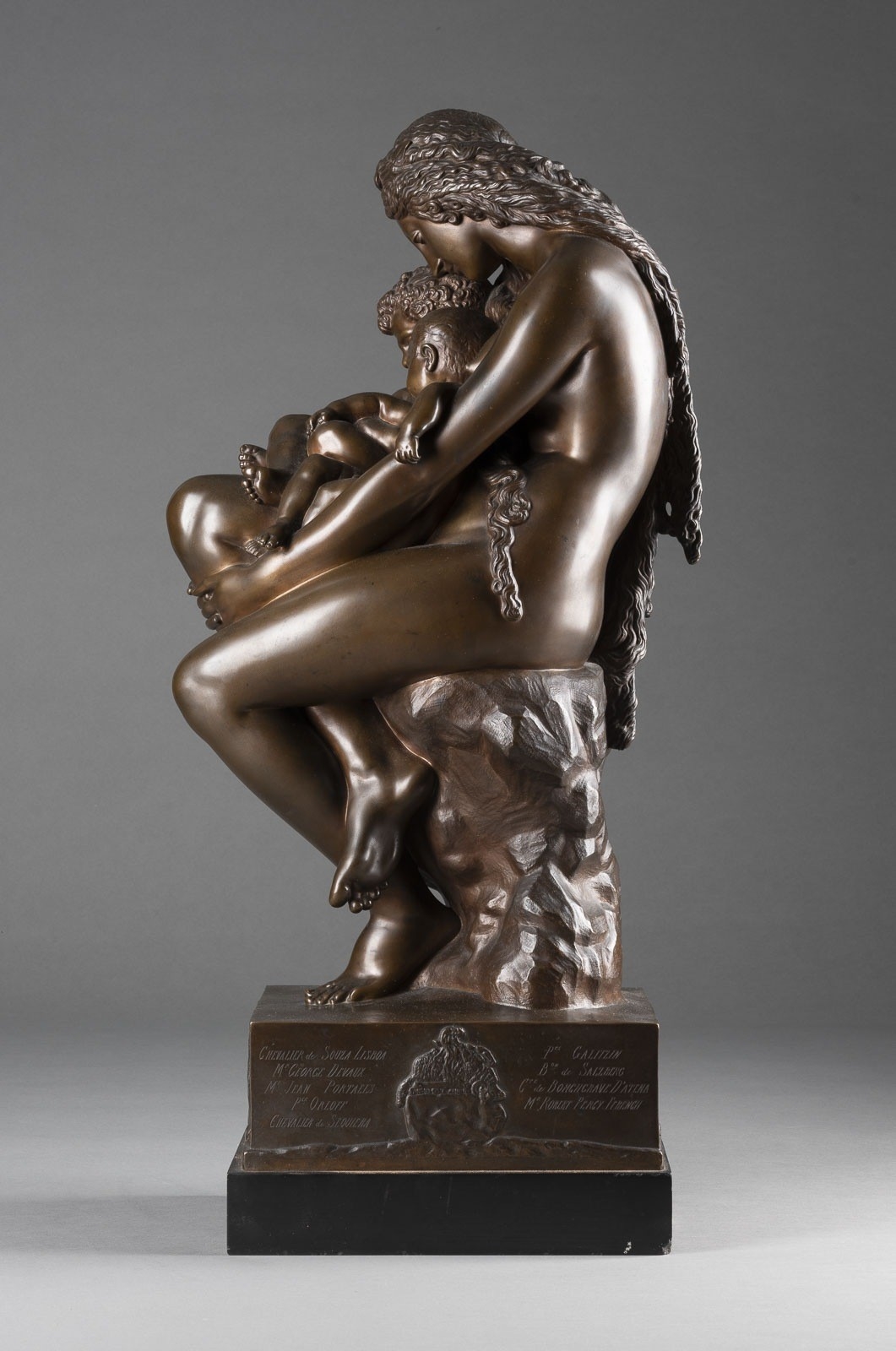 Auguste Hyacinthe Debay | EVA MIT IHREN SÖHNEN KAIN UND ABEL (1845 ...