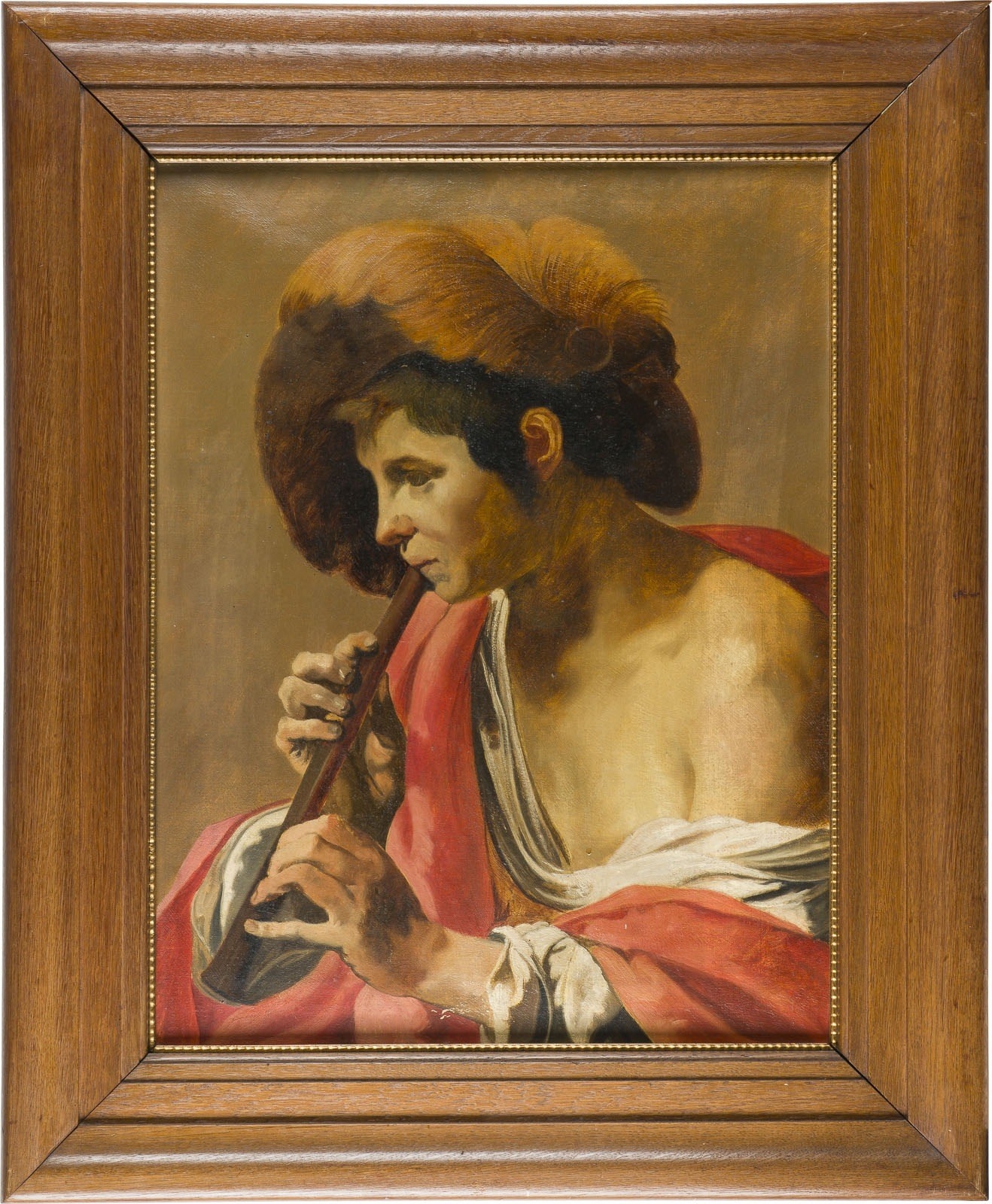 Hendrick Terbrugghen | BOY PLAYING THE RECORDER (1588) | MutualArt