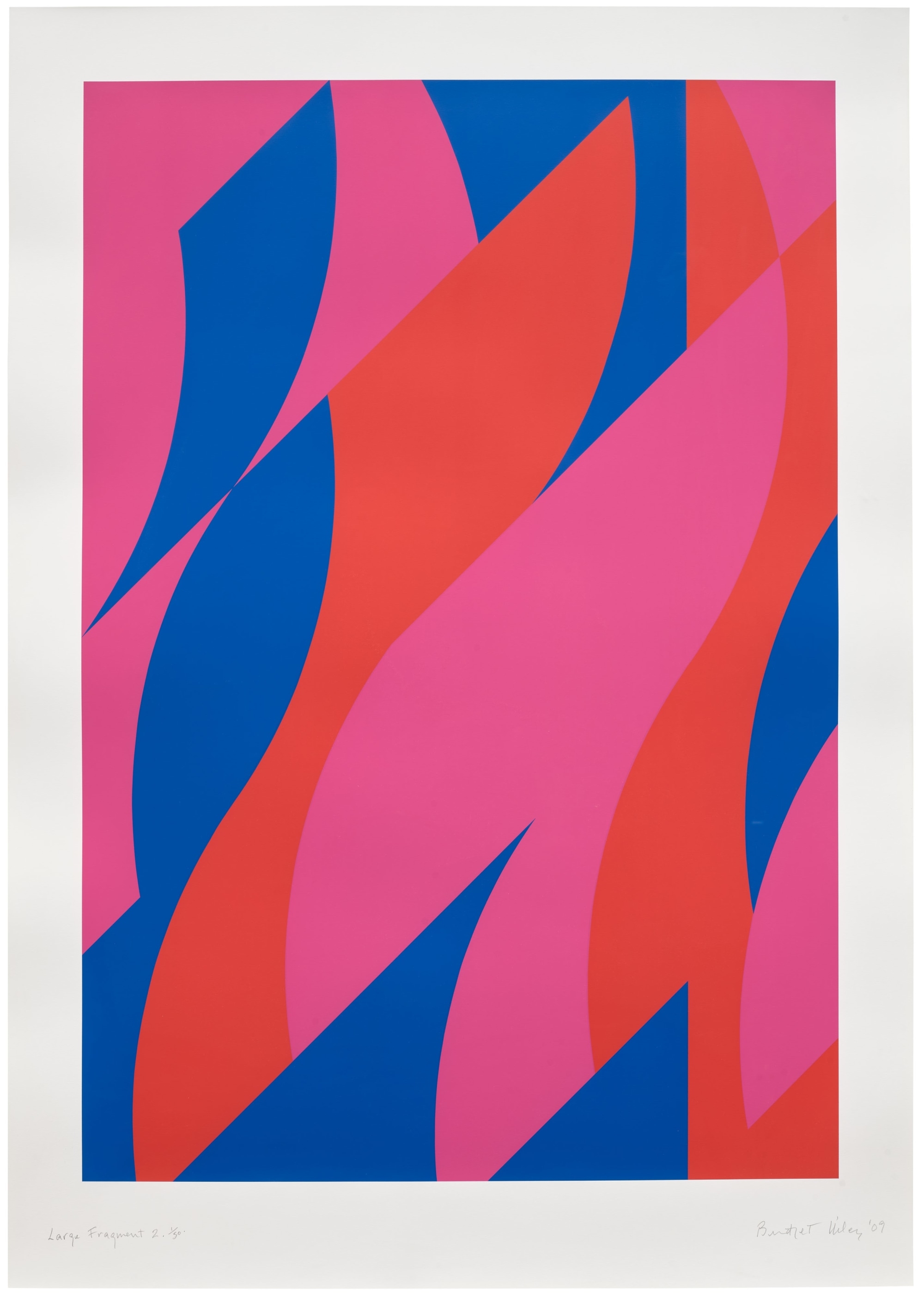 Bridget Riley | Large Fragment 2 (2009) | MutualArt