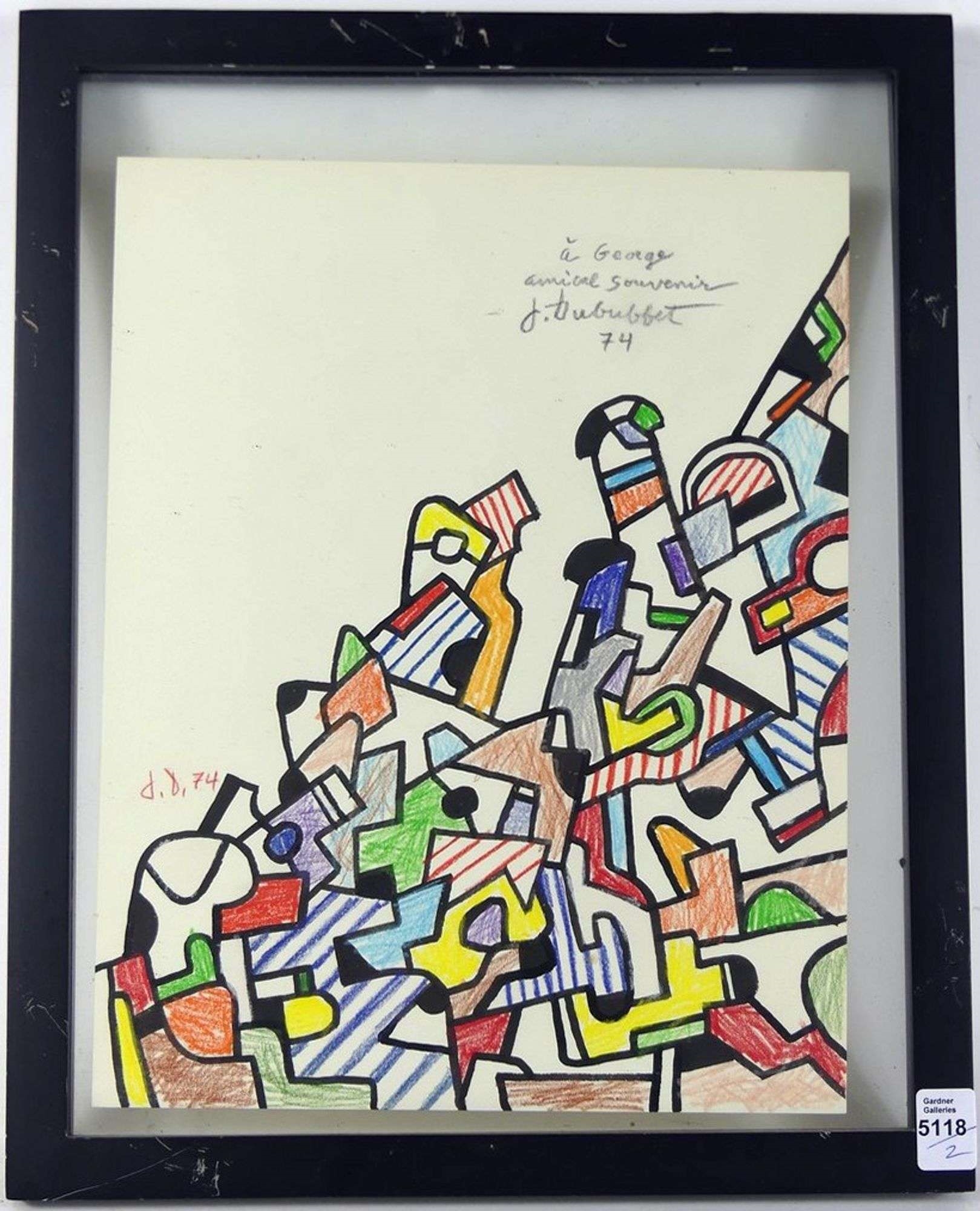 Jean Dubuffet | A George Amical Souvenir | MutualArt