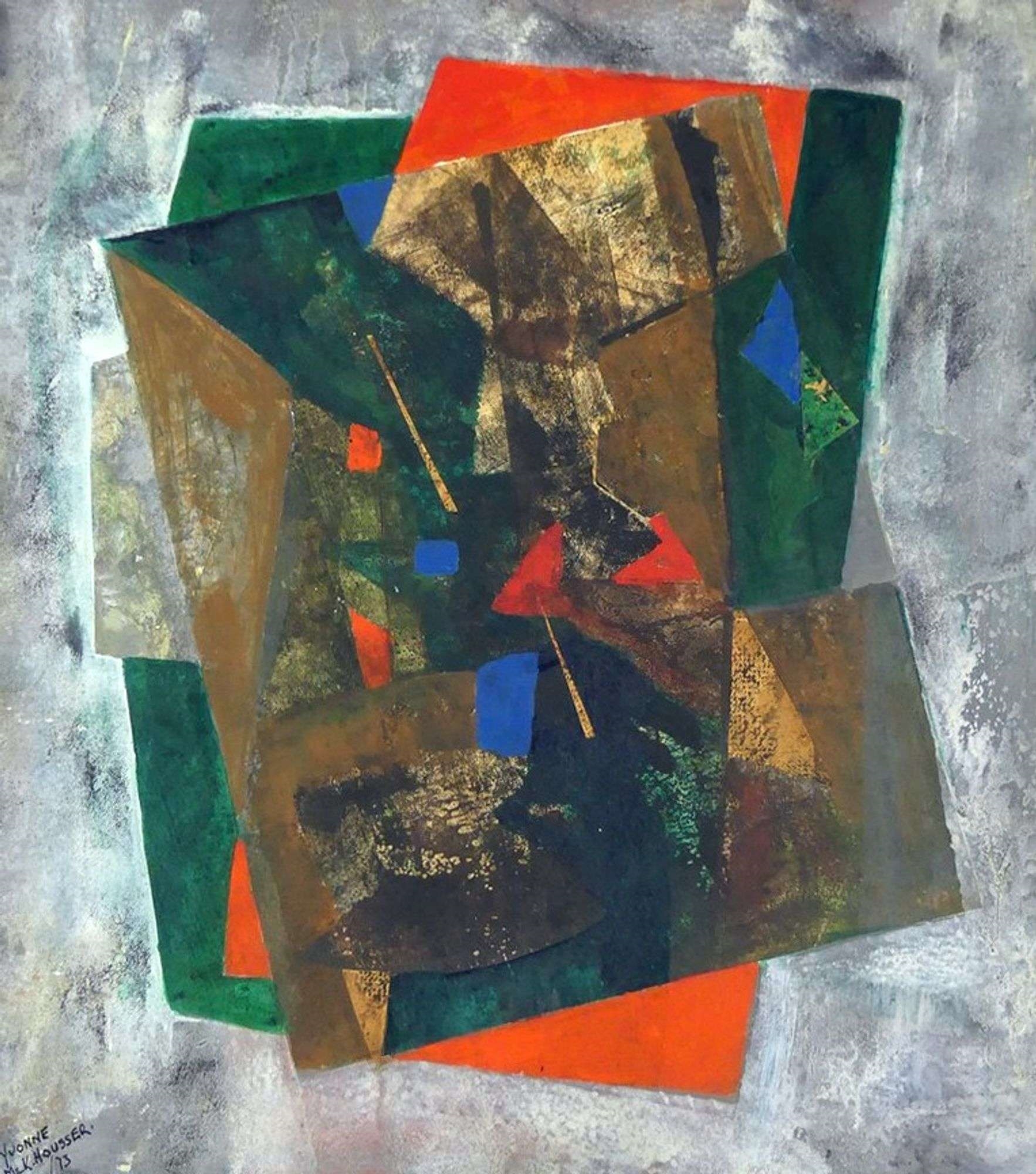 Yvonne McKague Housser | Composition on a Mexican wall | MutualArt